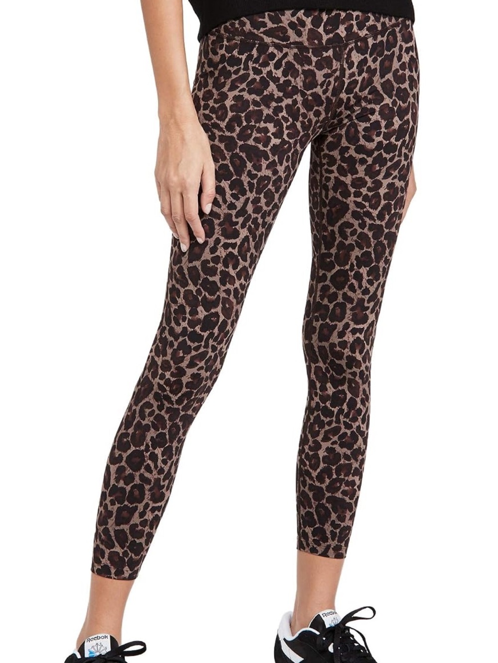 Varley Luna Tortoise Leopard Print Leggings, Size S